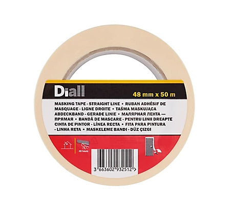 Diall Beige Masking Tape (L)50m (W)48mm