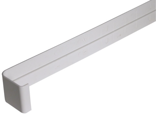 FloPlast Smooth uPVC Fascia board trim, (W)40mm (T)11mm