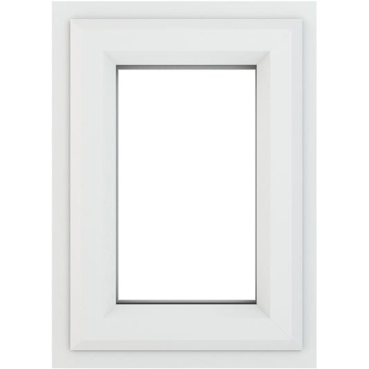 Crystal Casement uPVC Window Top Opening 440mm x 610mm Clear Double Glazing White