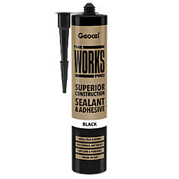 Geocel The Works Pro Sealant & Adhesive Black 290ml