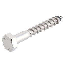 Easydrive Hex Bolt Thread Cutting Coach Screws 10mm x 70mm 10 Pack