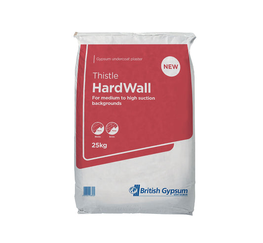 Thistle Hardwall Undercoat plaster, 25kg Bag