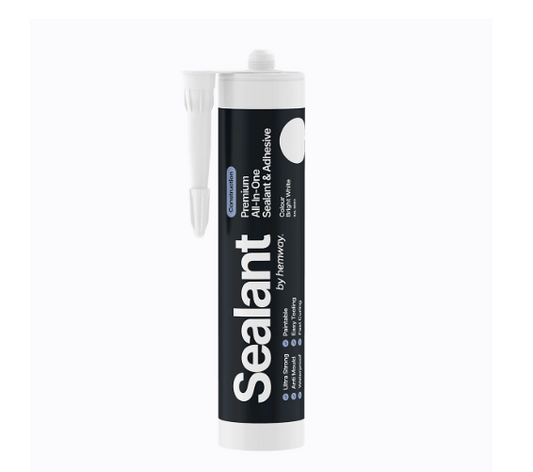 Hemway Hybrid Polymer Sealant & Adhesive Anthracite Grey Waterproof Anti Mould Construction All-In-One - 1 Pack