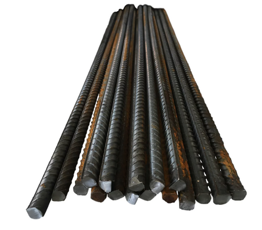 Pack of 10 Reinforcing Steel Bar - Ribbed Rebar (L)3m x (Dia)10mm