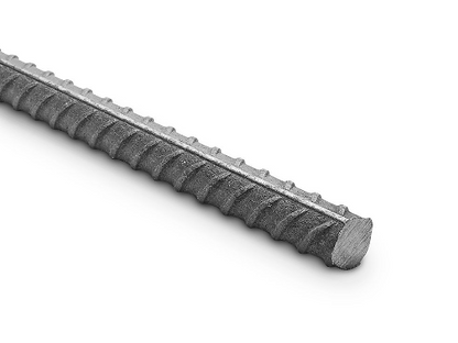 Pack of 10 Reinforcing Steel Bar - Ribbed Rebar (L)1m x (Dia)10mm