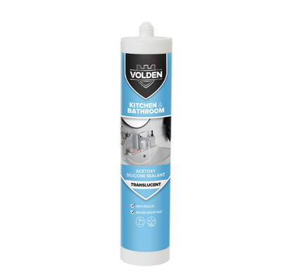 Volden Translucent Silicone-based Bathroom & kitchen Sealant, 300ml
