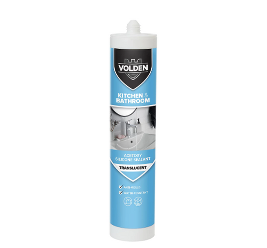 Volden Translucent Silicone-based Bathroom & kitchen Sealant, 300ml