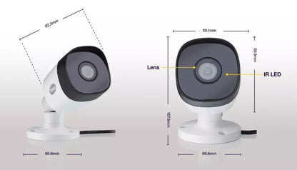 Yale Essentials 1080p 2 camera CCTV kit (Hard Disk Not Included)