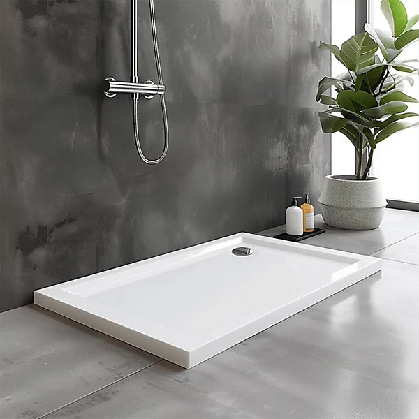 Plum&Clay Rectangular Low Profile Shower Tray - 1600x760mm